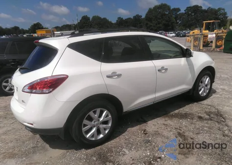 2012 Nissan Murano Sl from USA, damaged, VIN JN8AZ1MUXCW103848